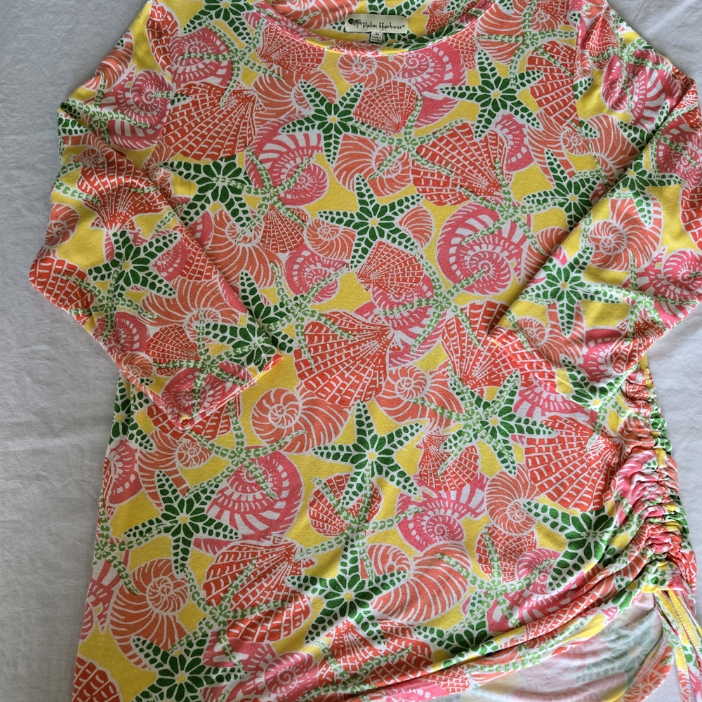 Palm Harbour Vibrant Seashell Blouse - Picture 2 of 8